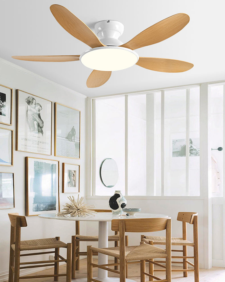WOMO 5 Blade Low Profile Ceiling Fan Lamp - WM5194