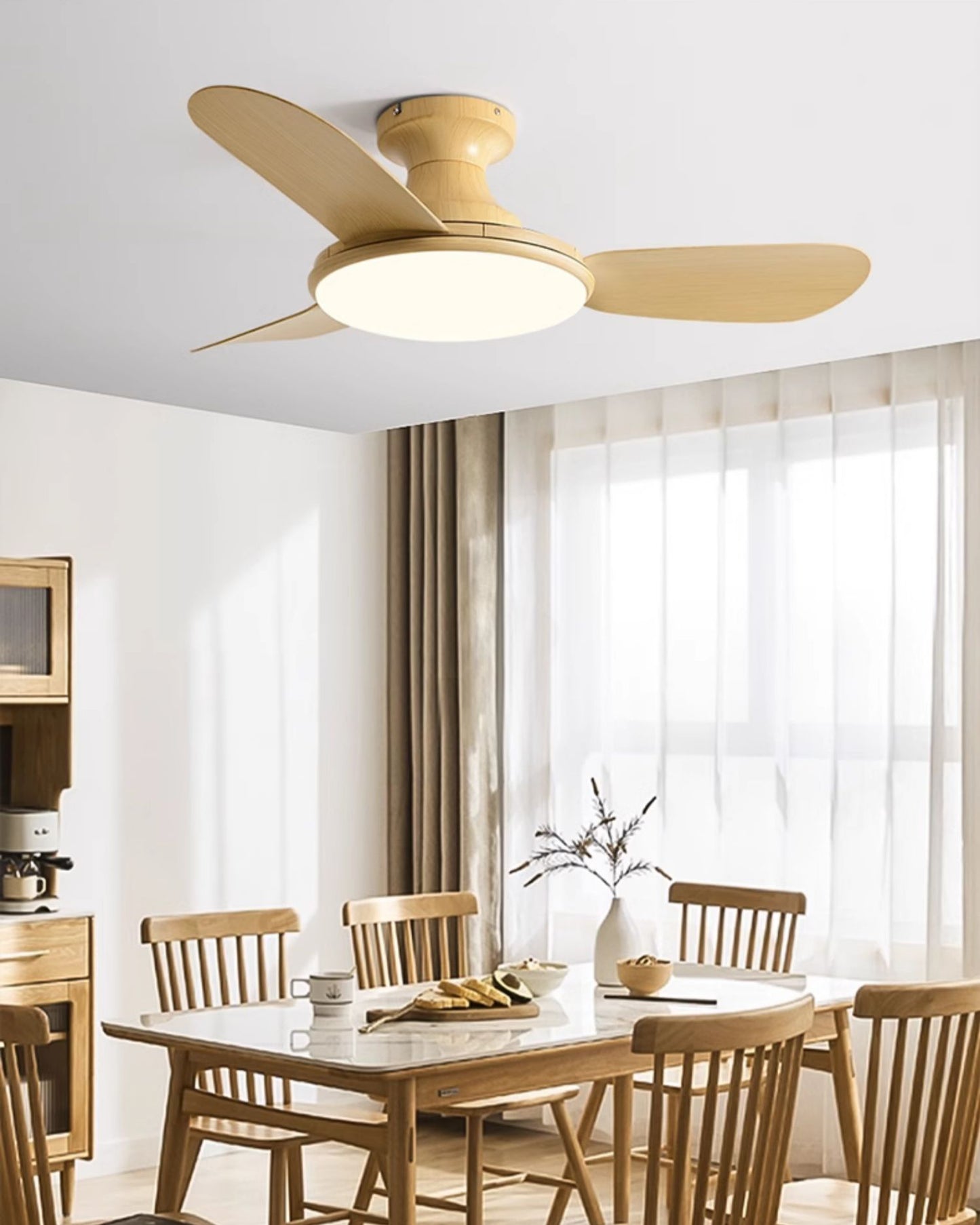 WOMO 42 Inch Low Profile Ceiling Fan Lamp-WM5201