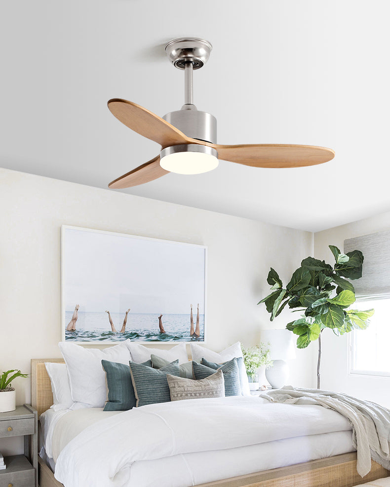 WOMO Mid Century Modern Ceiling Fan Lamp-WM5204
