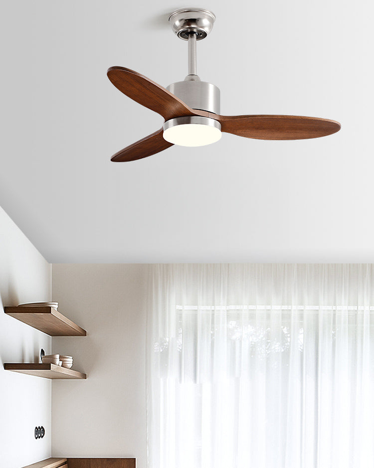 WOMO Mid Century Modern Ceiling Fan Lamp-WM5204