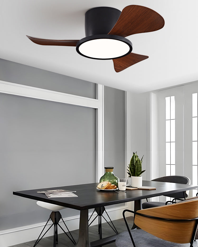 WOMO 30 Inch Low Profile Ceiling Fan Lamp-WM5205