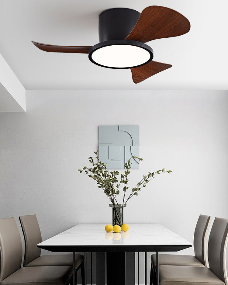 WOMO 30 Inch Low Profile Ceiling Fan Lamp-WM5205