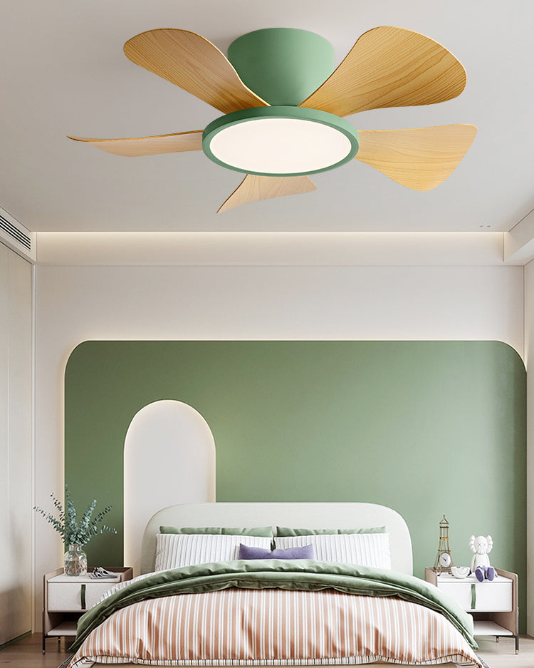 WOMO 30 Inch Low Profile Ceiling Fan Lamp-WM5205