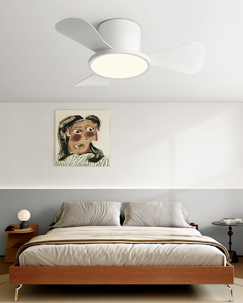 WOMO 30 Inch Low Profile Ceiling Fan Lamp-WM5205