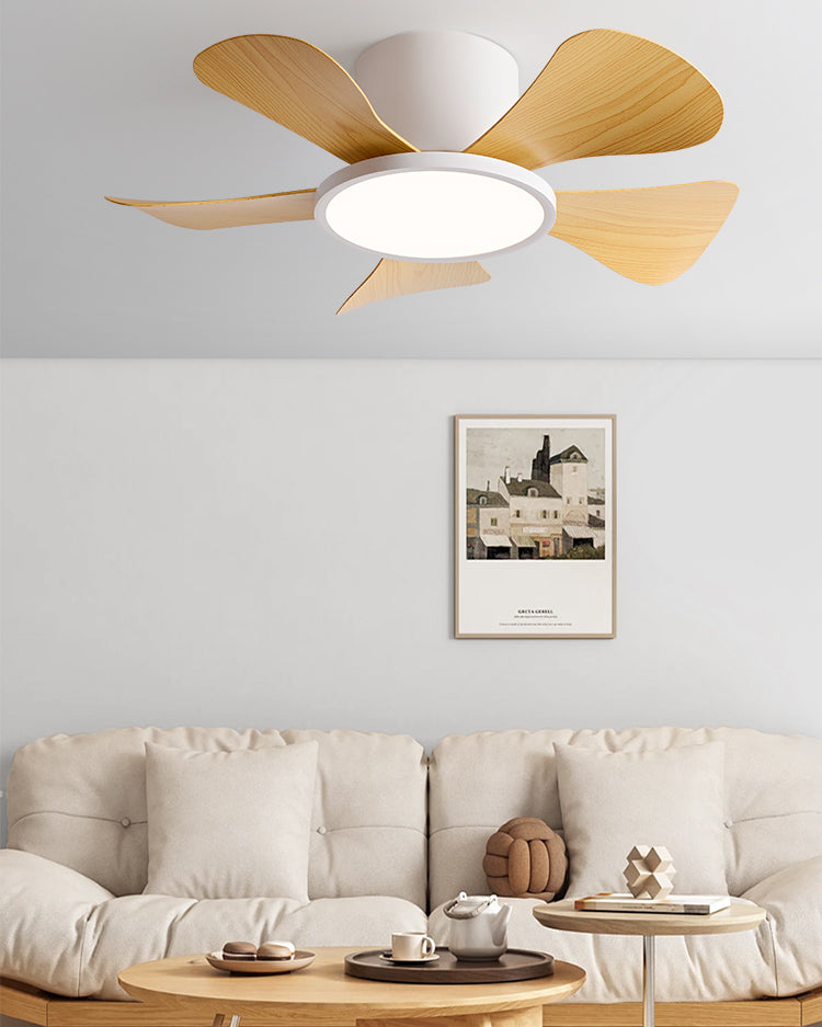 WOMO 30 Inch Low Profile Ceiling Fan Lamp-WM5205