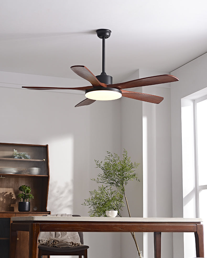 WOMO 5 Blade Modern Ceiling Fan Lamp - WM5206