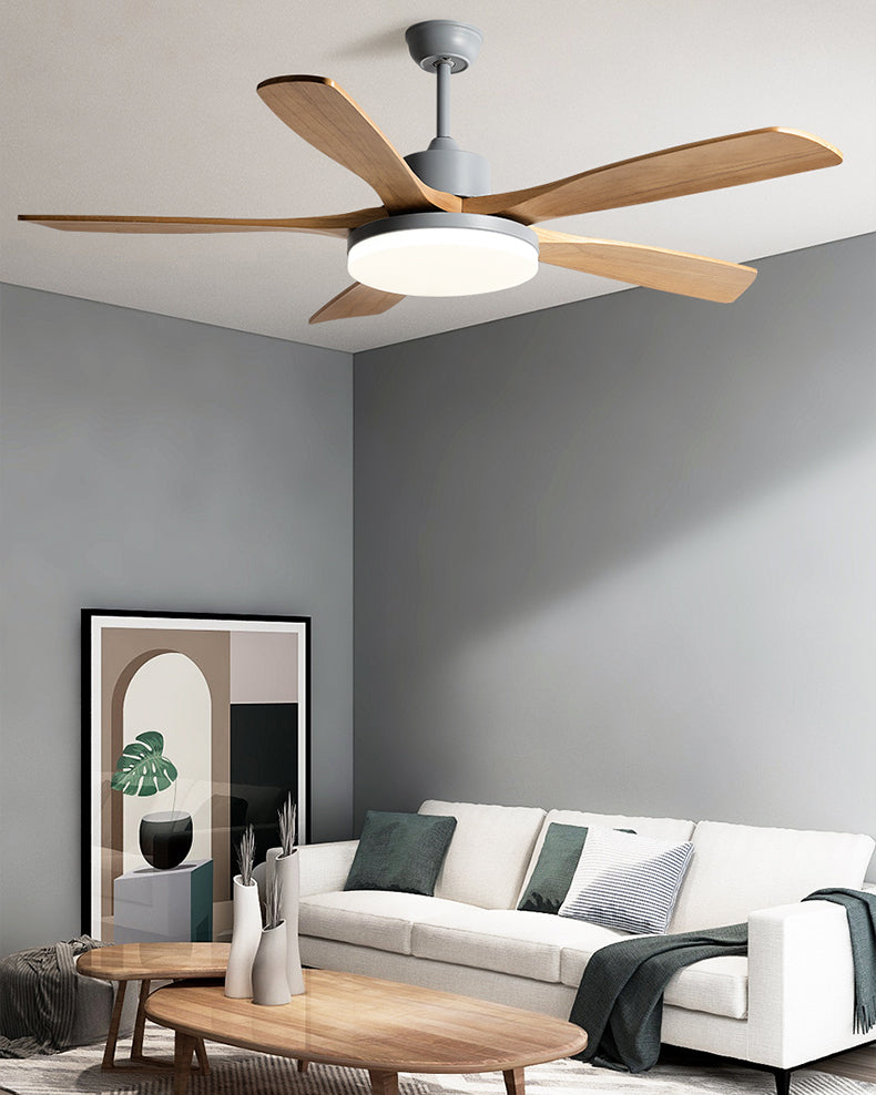 WOMO 5 Blade Modern Ceiling Fan Lamp - WM5206