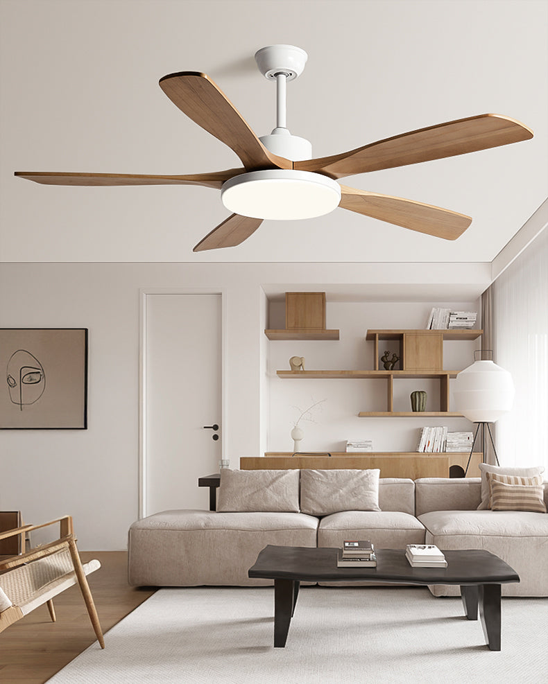 WOMO 5 Blade Modern Ceiling Fan Lamp - WM5206