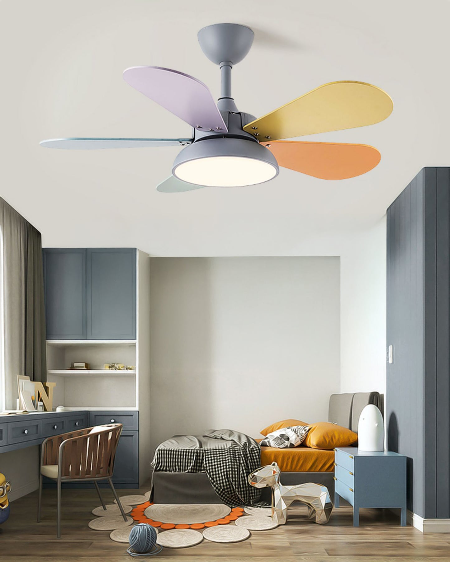 WOMO Modern Children Ceiling Fan Lamp - WM5207