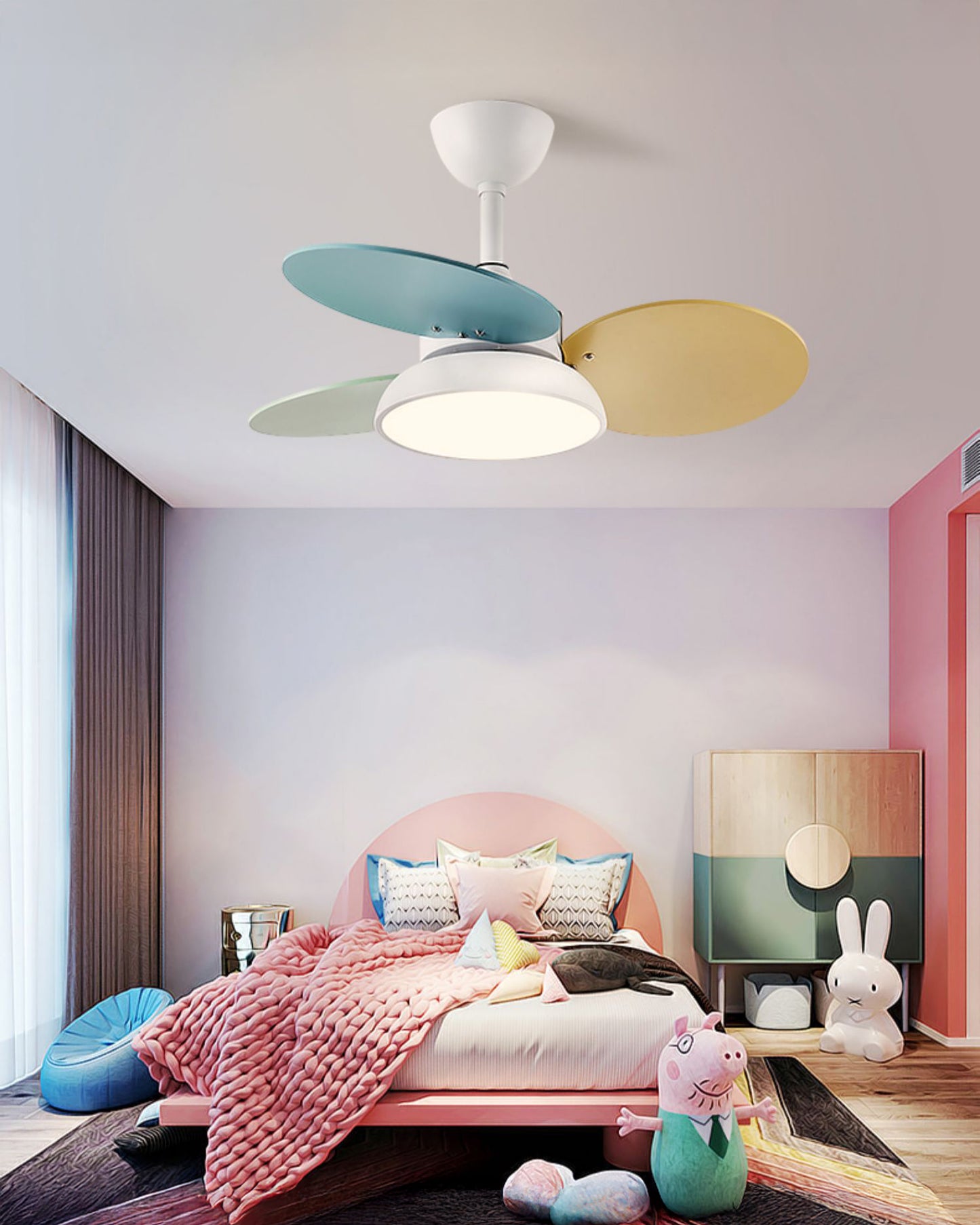 WOMO Modern Children Ceiling Fan Lamp - WM5207