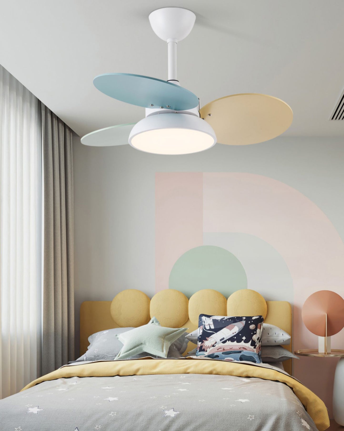 WOMO Modern Children Ceiling Fan Lamp - WM5207