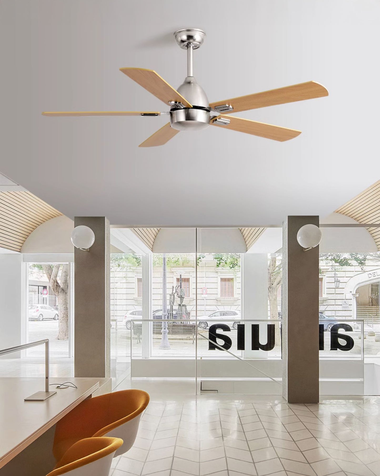 WOMO Industrial Stainless Steel Ceiling Fan-WM5213