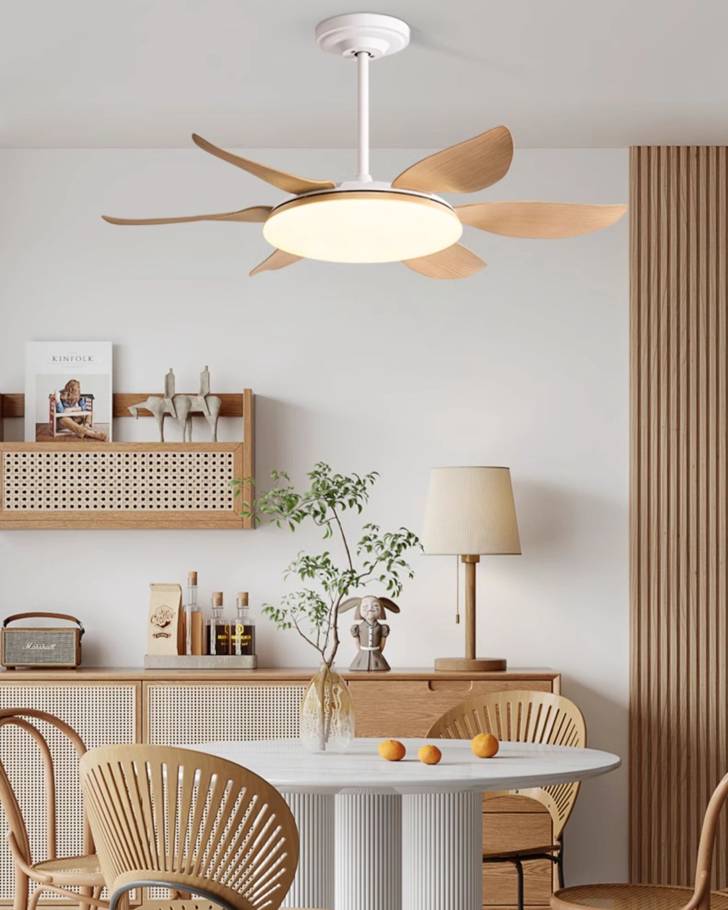 WOMO 6 Blade Large Ceiling Fan Lamp-WM5216