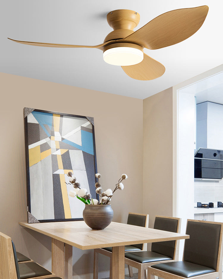 WOMO 38 Inch Low Profile Ceiling Fan Lamp-WM5219