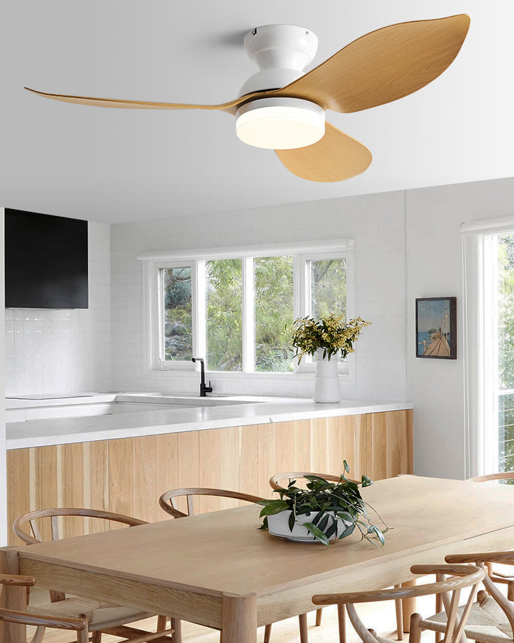 WOMO 38 Inch Low Profile Ceiling Fan Lamp-WM5219