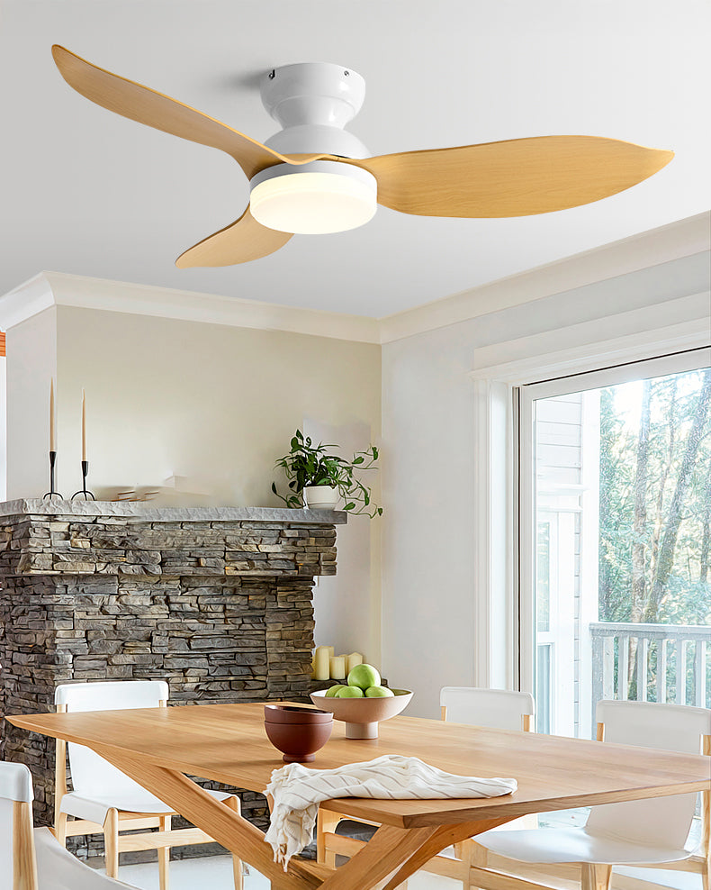 WOMO 38 Inch Low Profile Ceiling Fan Lamp-WM5219