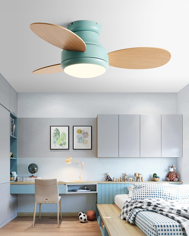 WOMO 38 Inch Children Low Profile Ceiling Fan Lamp-WM5220