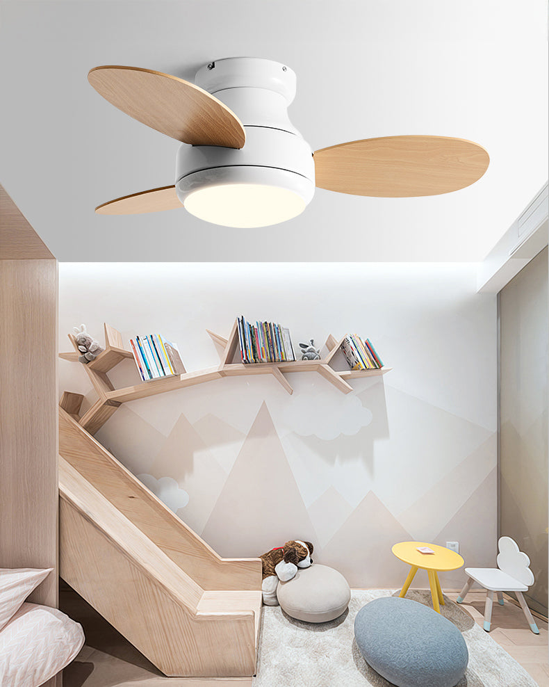 WOMO 38 Inch Children Low Profile Ceiling Fan Lamp-WM5220
