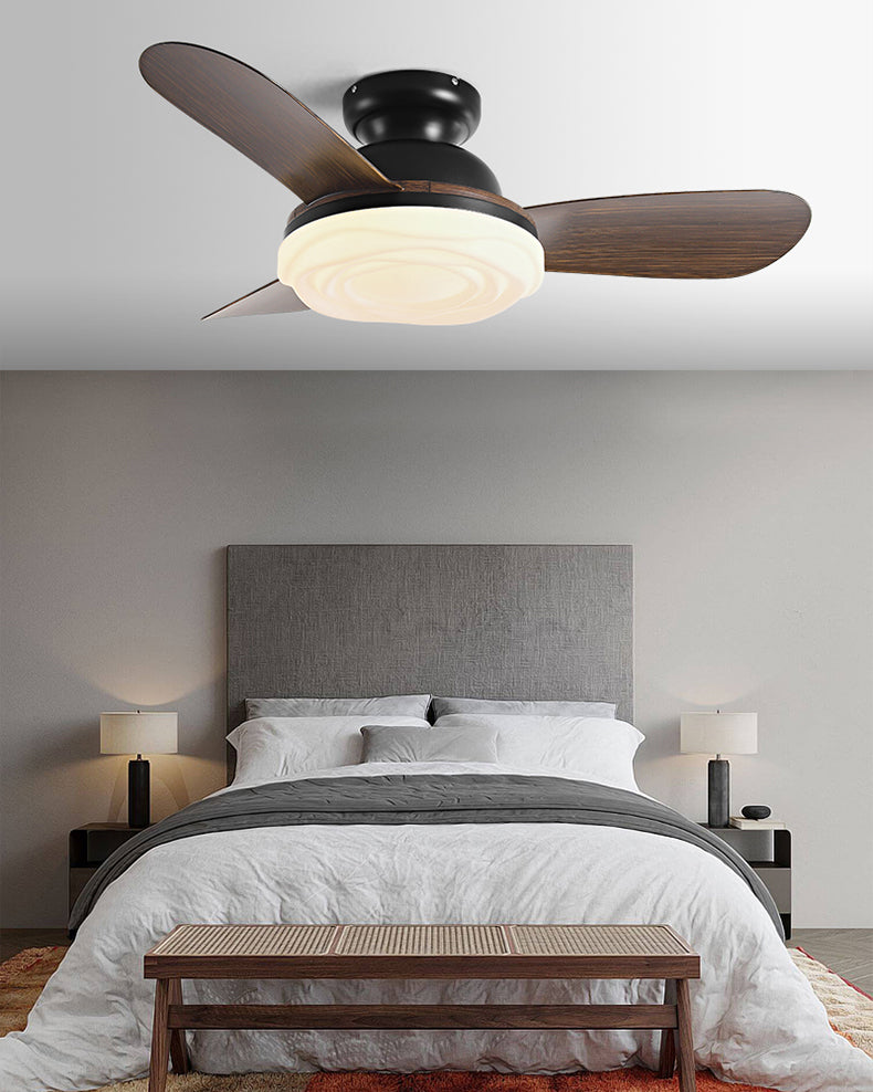 WOMO Modern Low Profile Ceiling Fan Lamp-WM5221