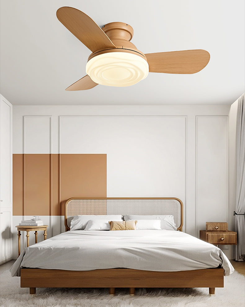 WOMO Modern Low Profile Ceiling Fan Lamp-WM5221