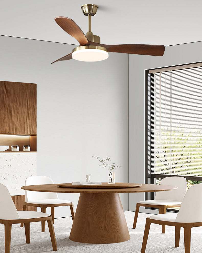 WOMO Mid Century Modern Ceiling Fan Lamp - WM5228a
