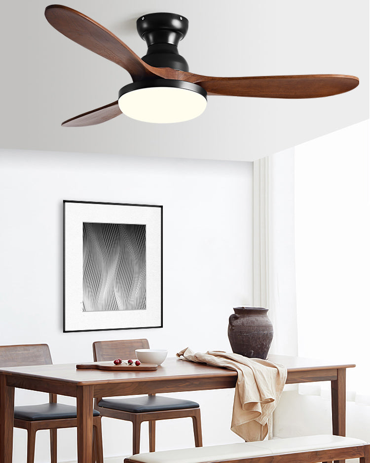 WOMO 3 Blade Low Profile Ceiling Fan Lamp - WM5230