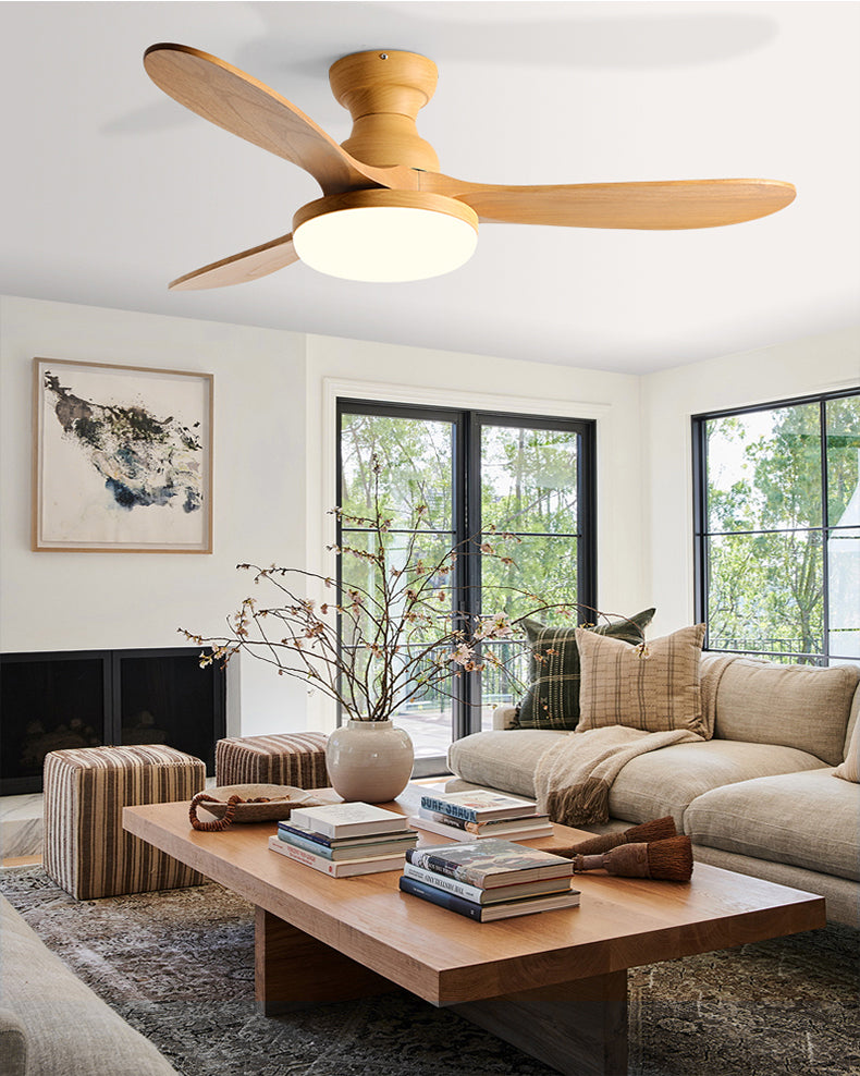 WOMO 3 Blade Low Profile Ceiling Fan Lamp - WM5230