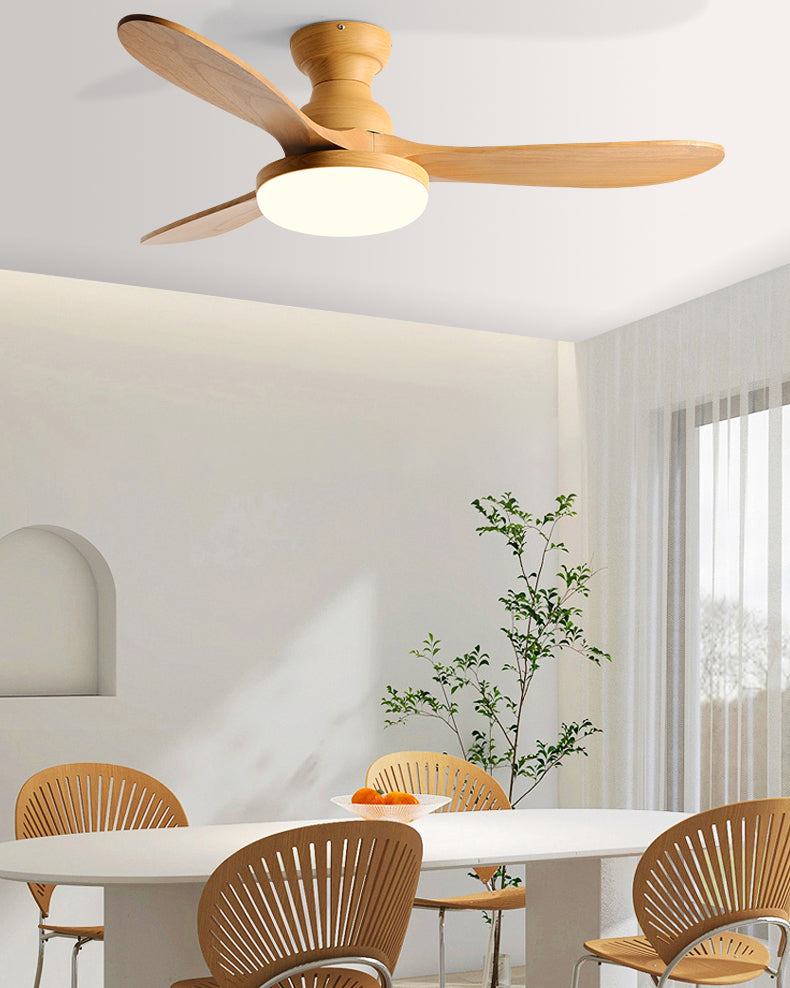 WOMO 3 Blade Low Profile Ceiling Fan Lamp - WM5230