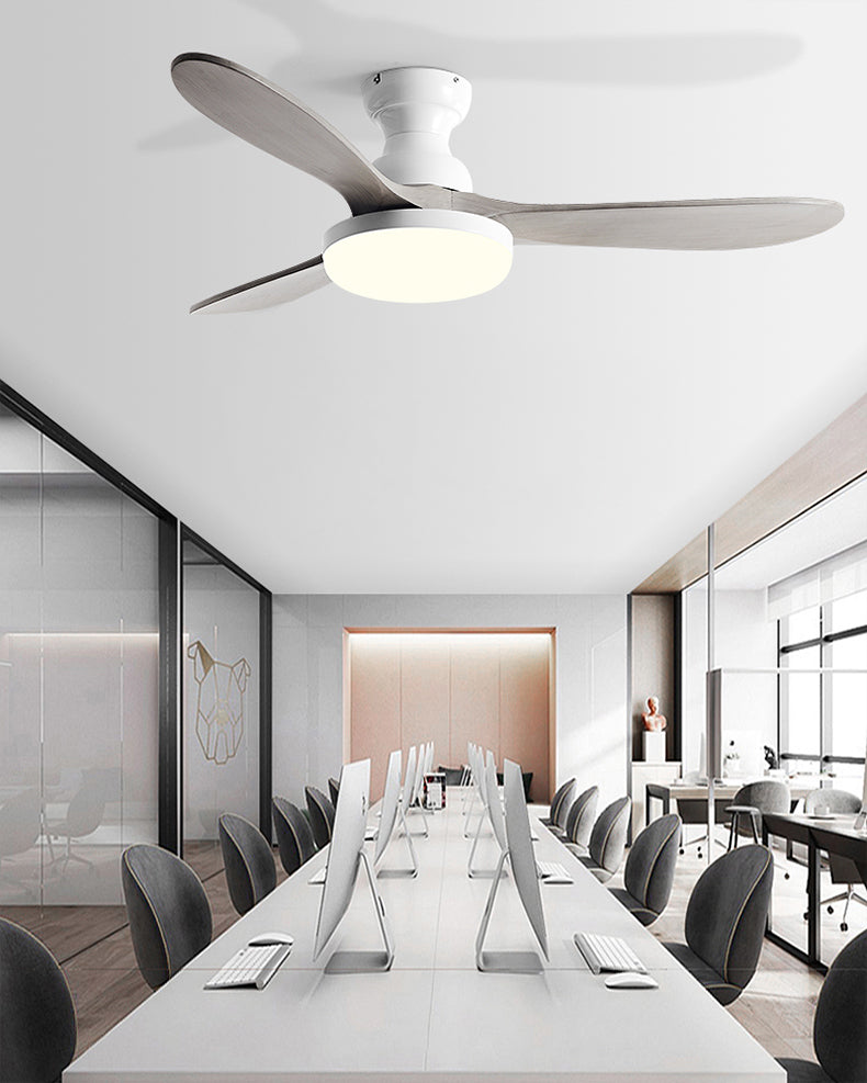 WOMO 3 Blade Low Profile Ceiling Fan Lamp - WM5230