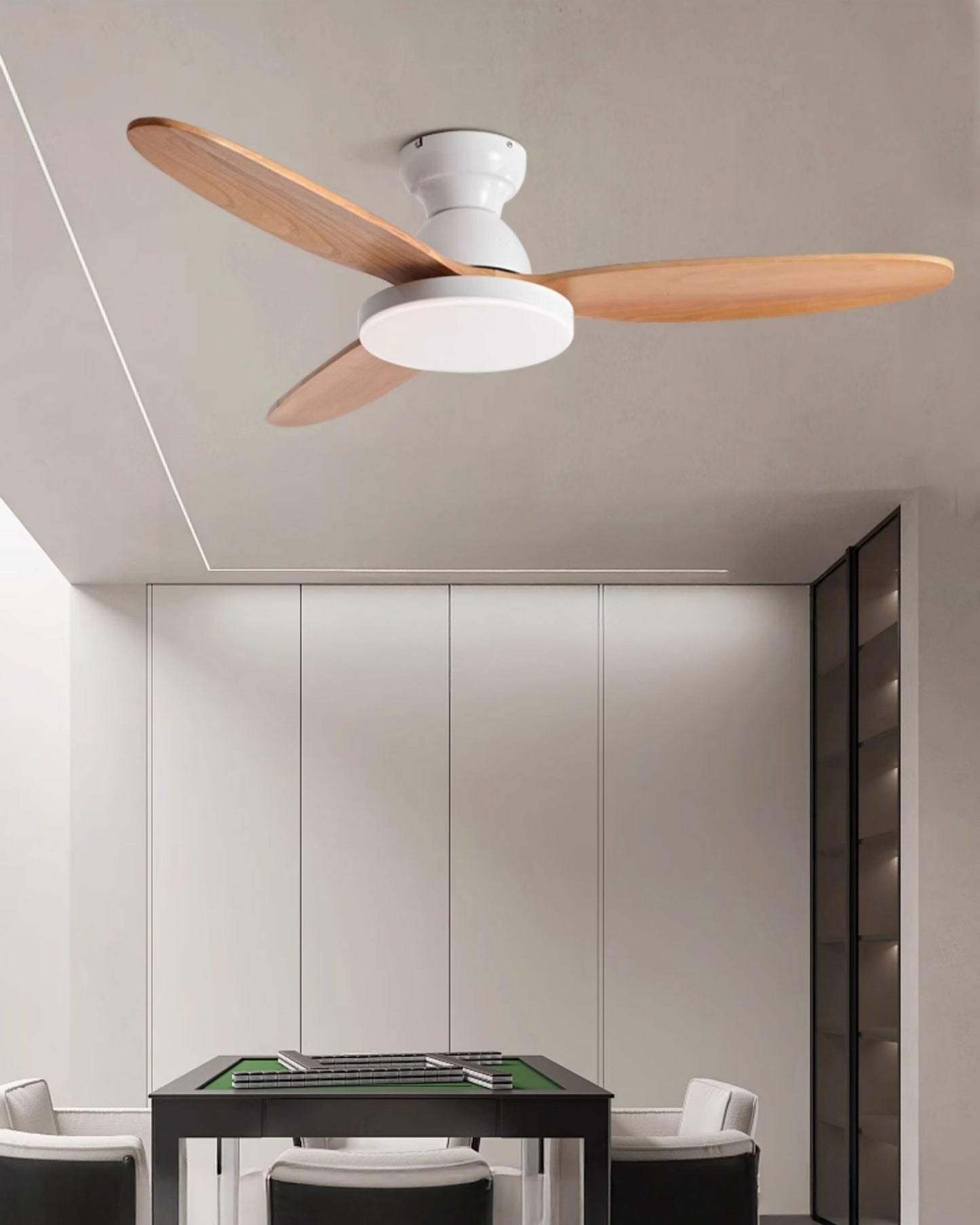 WOMO 3 Blade Low Profile Ceiling Fan Lamp - WM5230