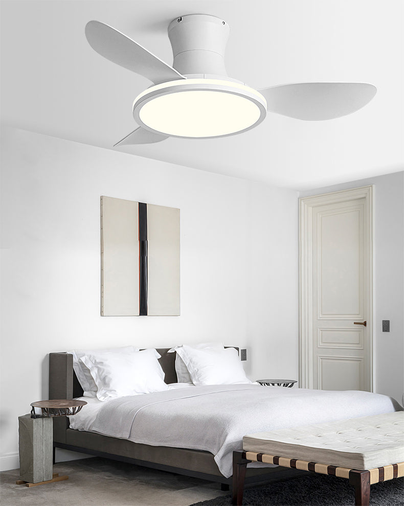 WOMO Modern Low Profile Ceiling Fan Lamp - WM5239