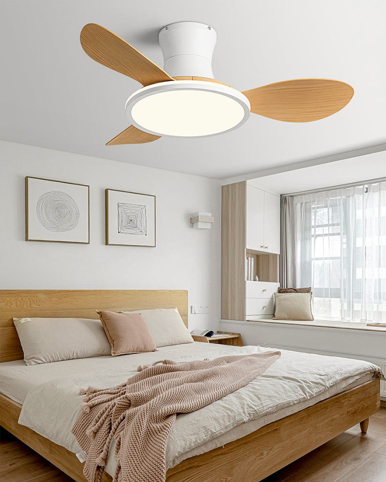 WOMO Modern Low Profile Ceiling Fan Lamp - WM5239