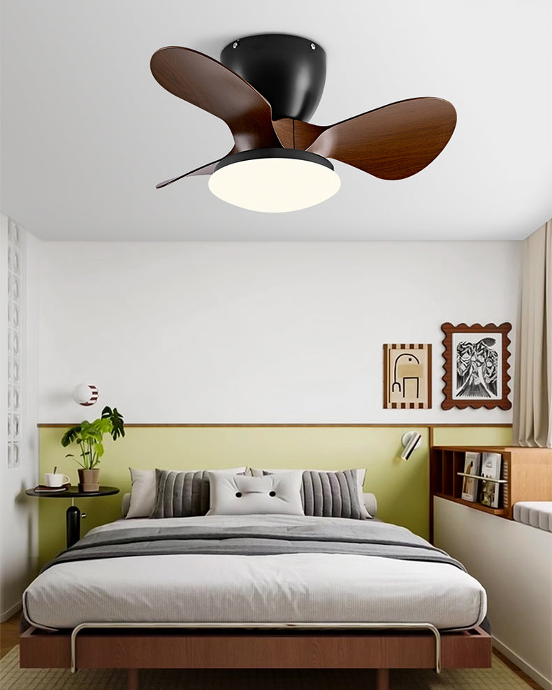 WOMO Small Low Profile Ceiling Fan Lamp - WM5240
