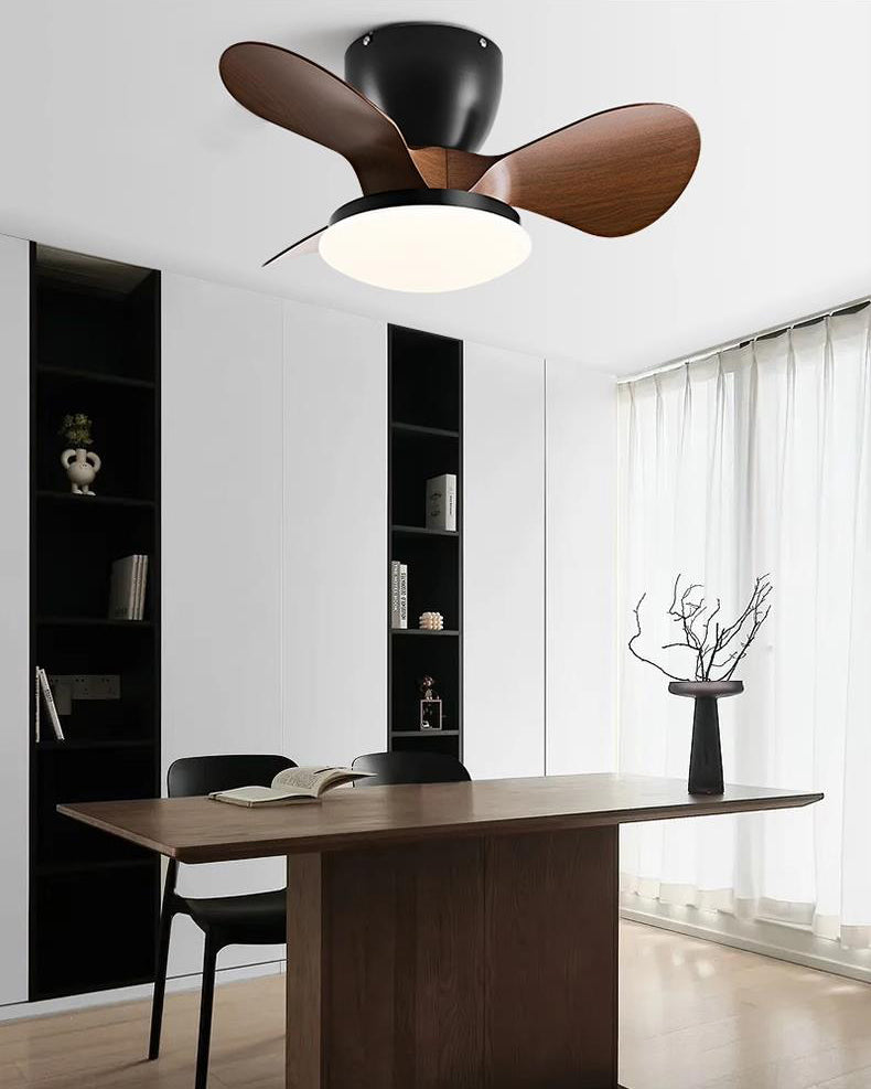 WOMO Small Low Profile Ceiling Fan Lamp - WM5240