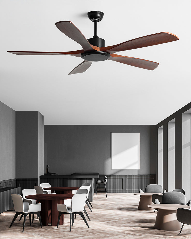 WOMO Modern 5 Wood Blade Ceiling Fan - WM5244
