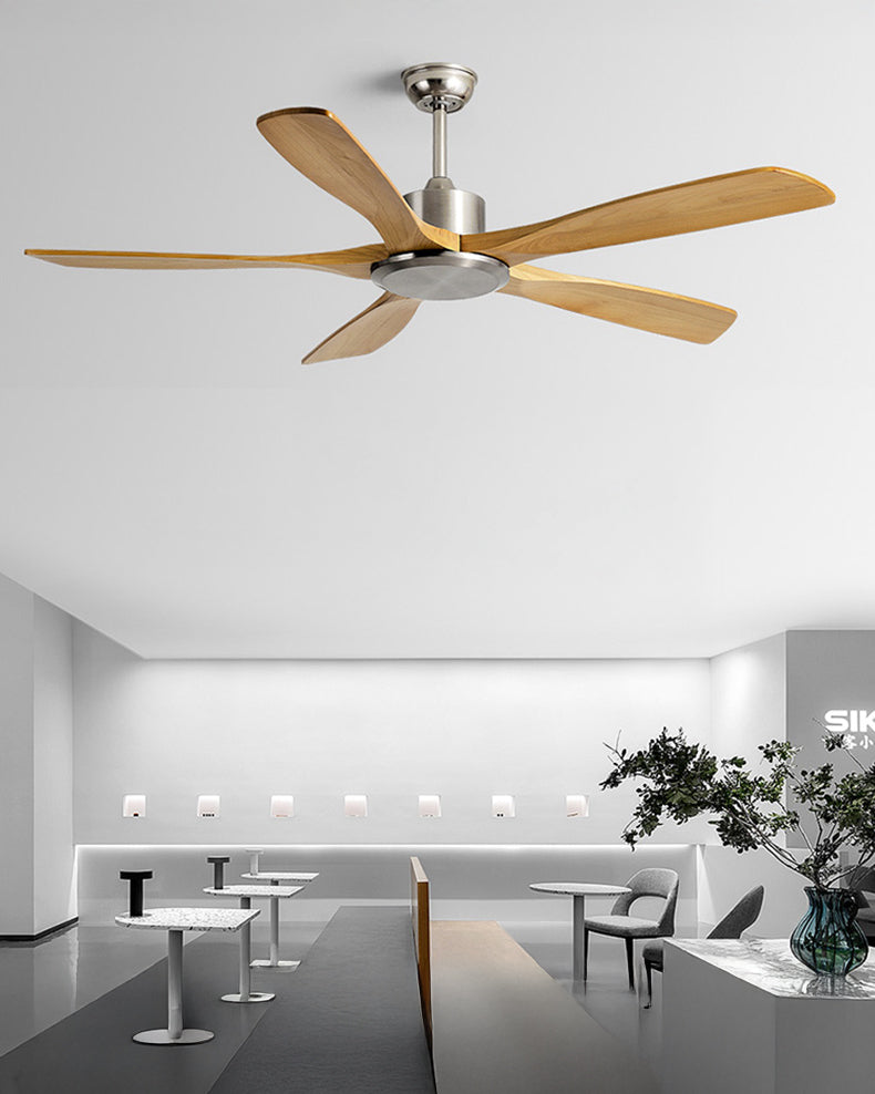 WOMO Modern 5 Wood Blade Ceiling Fan - WM5244