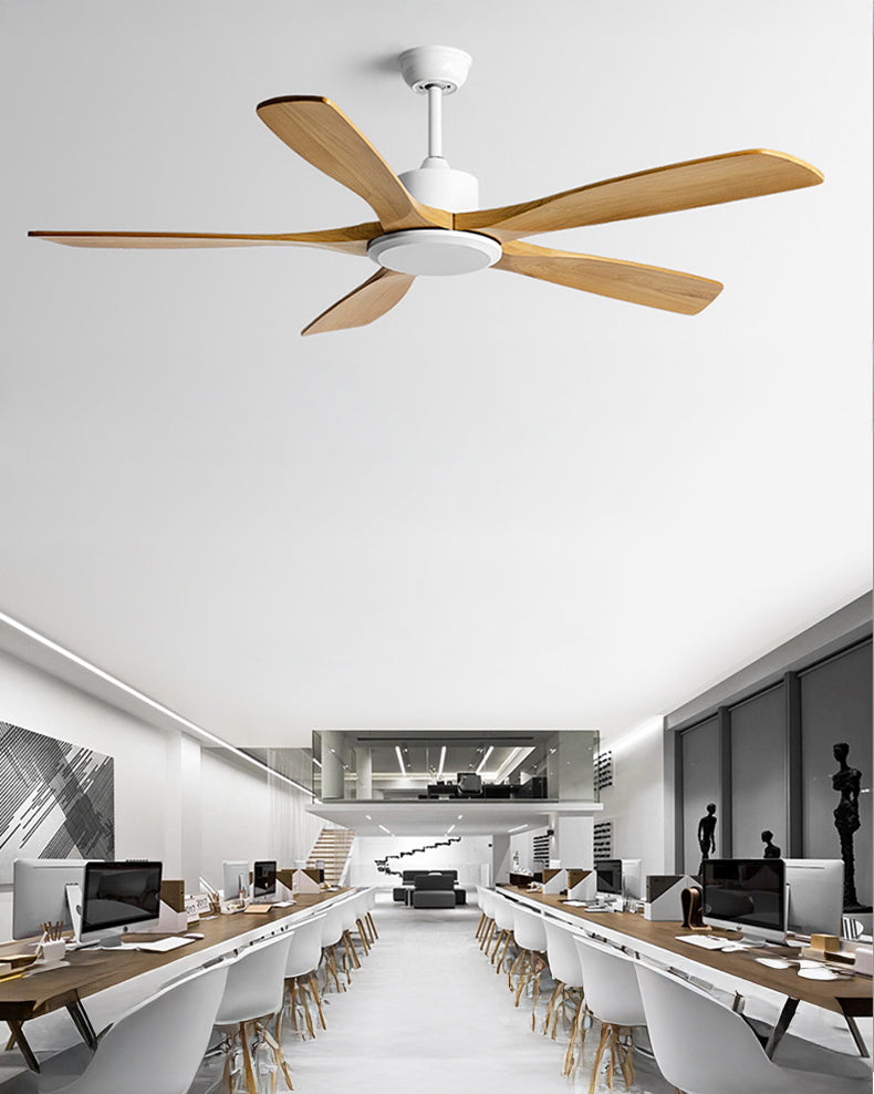 WOMO Modern 5 Wood Blade Ceiling Fan - WM5244