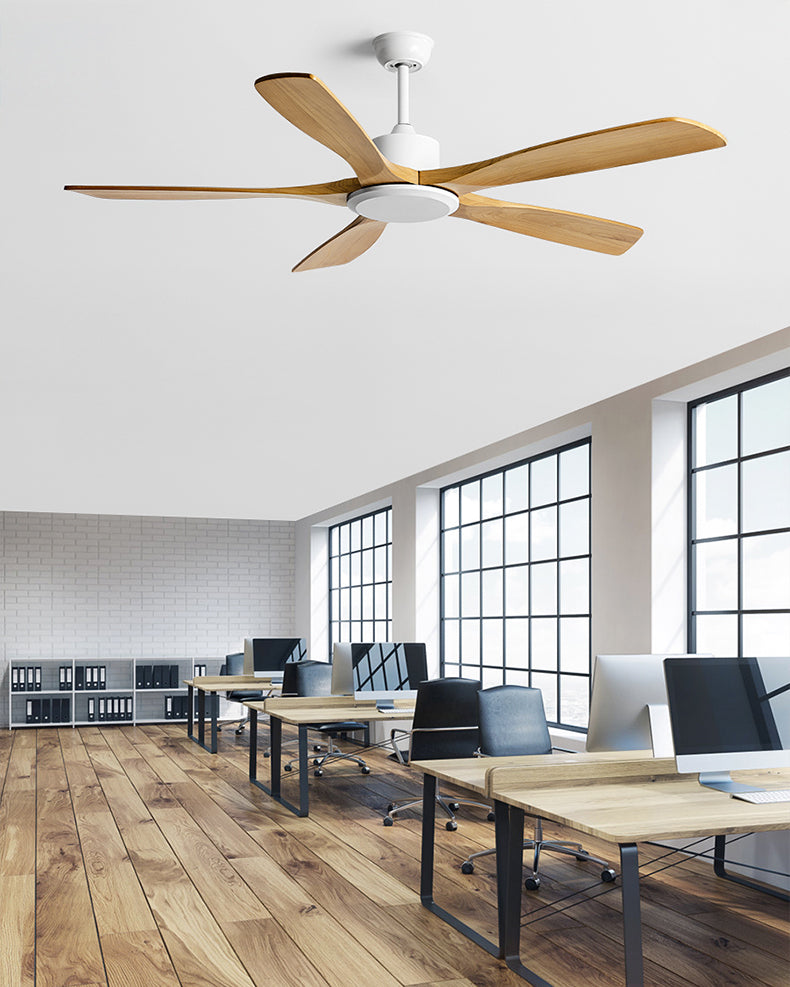 WOMO Modern 5 Wood Blade Ceiling Fan - WM5244