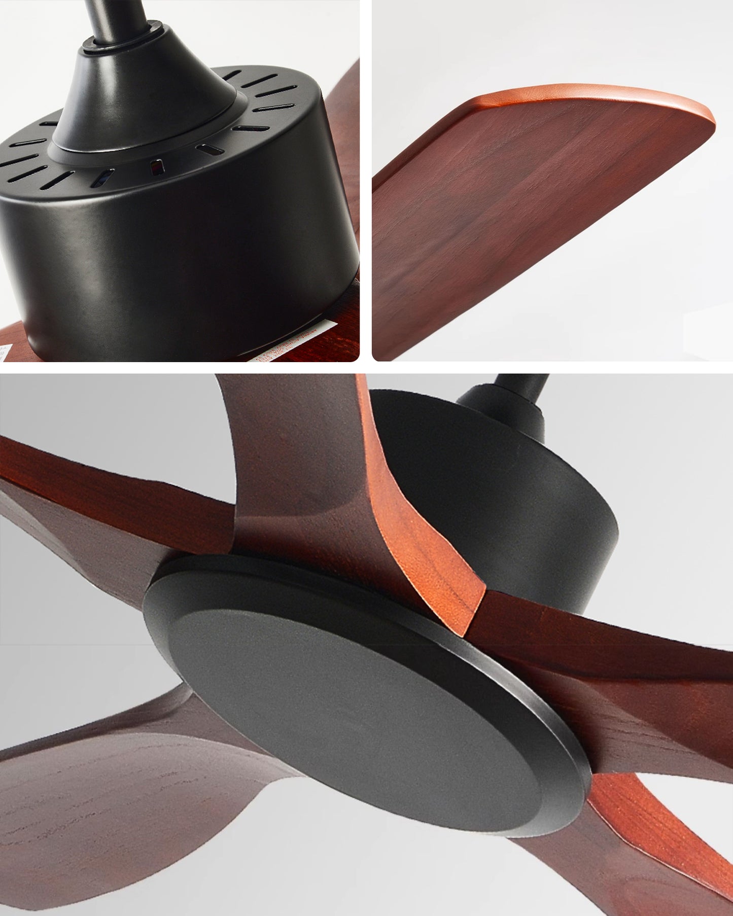 WOMO Modern 5 Wood Blade Ceiling Fan - WM5244