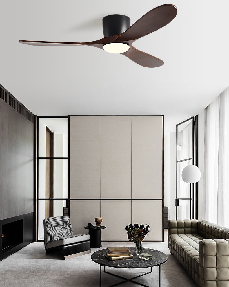 WOMO 3 Blade Low Profile Ceiling Fan Lamp - WM5253