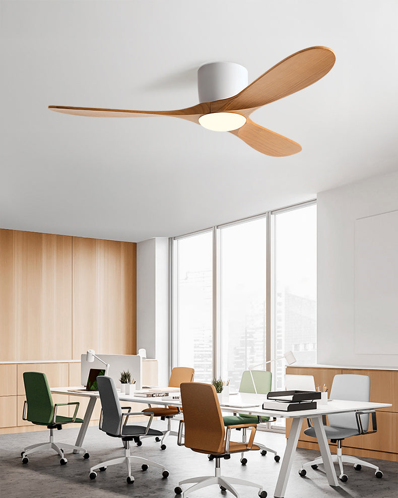 WOMO 3 Blade Low Profile Ceiling Fan Lamp - WM5253