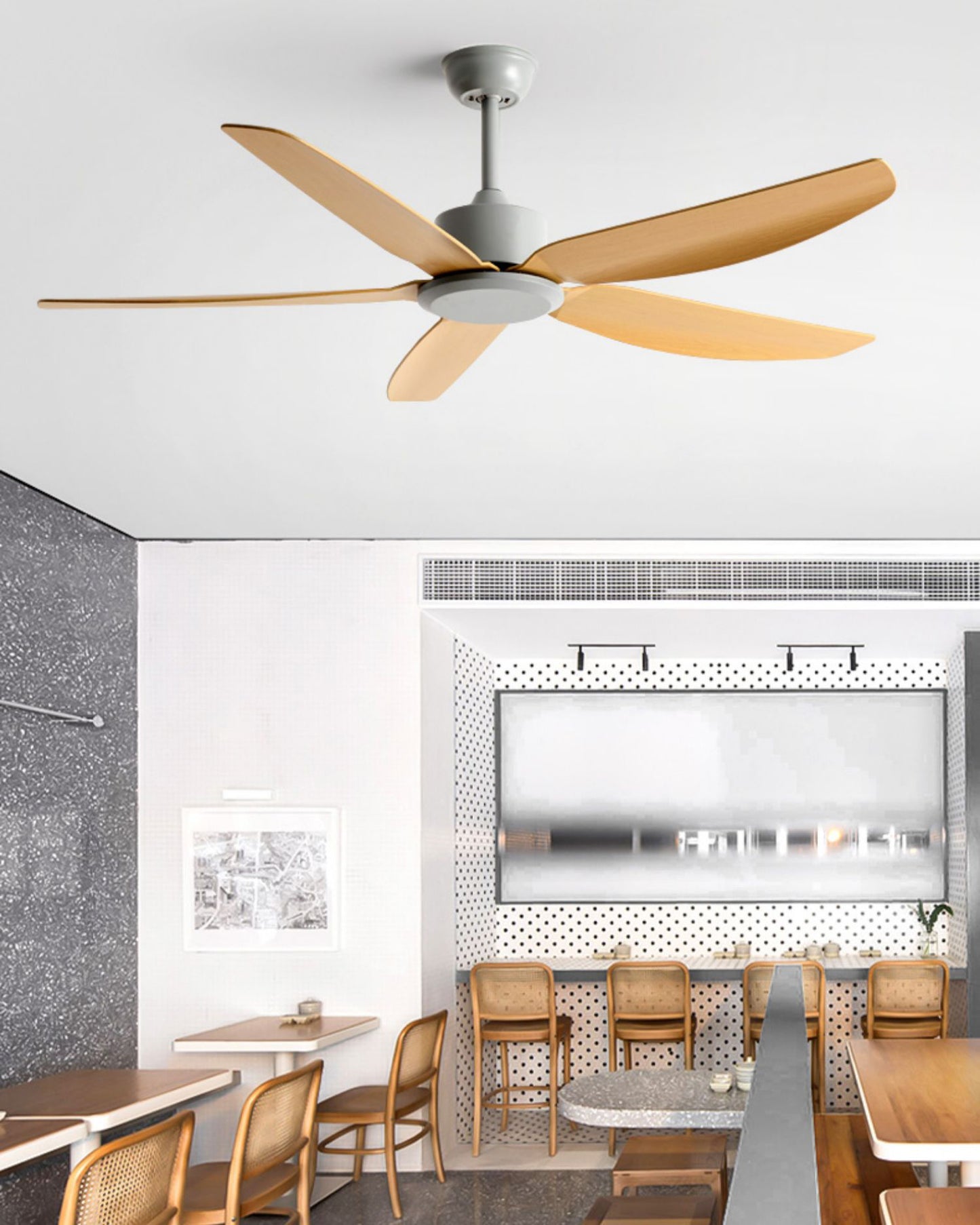 WOMO 5 Blade Low Profile Ceiling Fan - WM5255