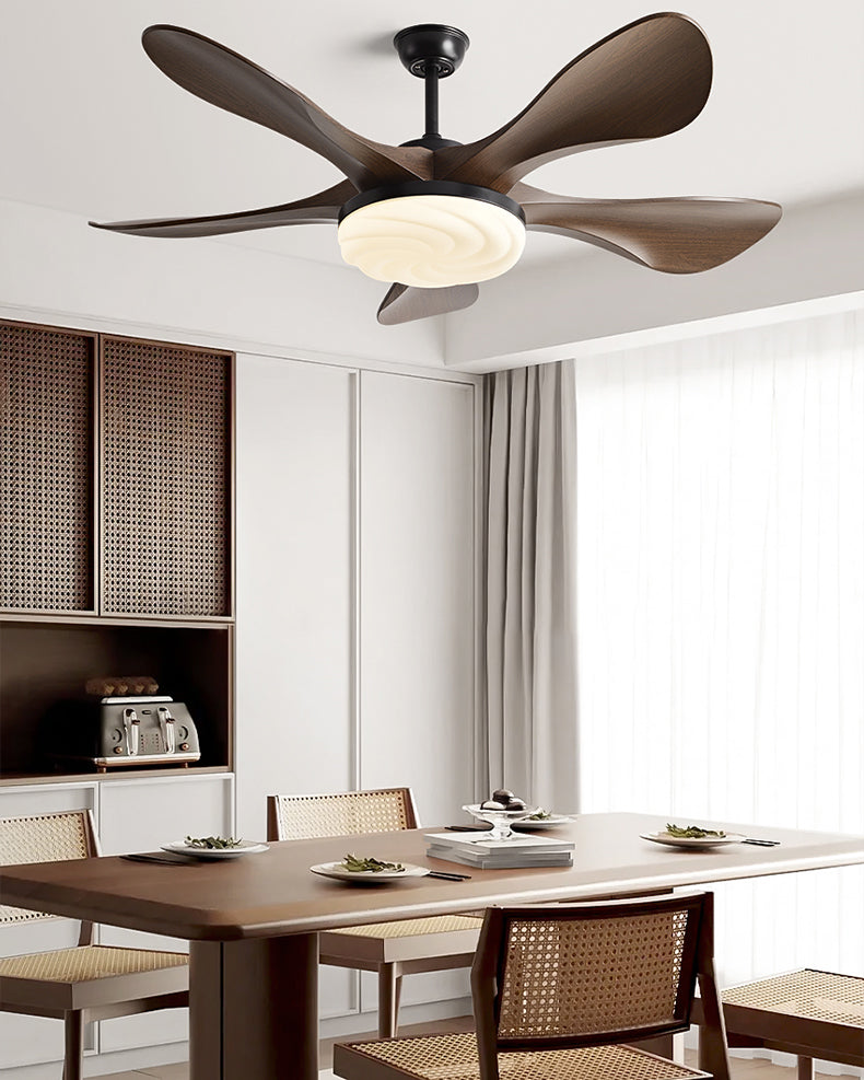 WOMO Modern Ceiling Fan With Bright Light - WM5256