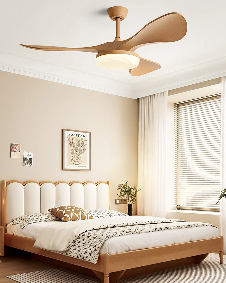 WOMO Modern Ceiling Fan With Bright Light - WM5256
