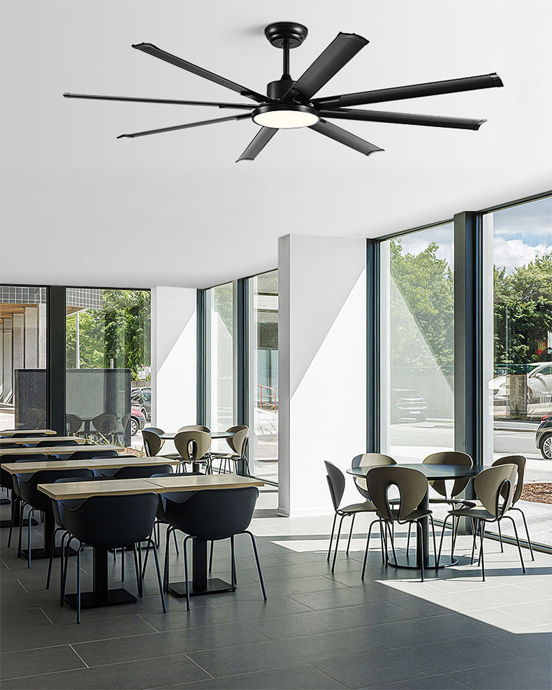 WOMO 8 Blade Big Ceiling Fan Lamp - WM5257