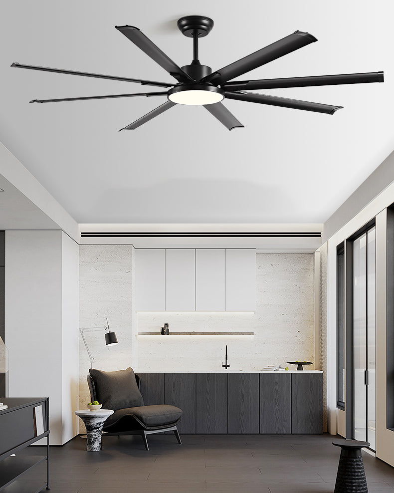 WOMO 8 Blade Big Ceiling Fan Lamp - WM5257