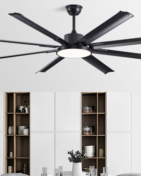 WOMO 8 Blade Big Ceiling Fan Lamp - WM5257