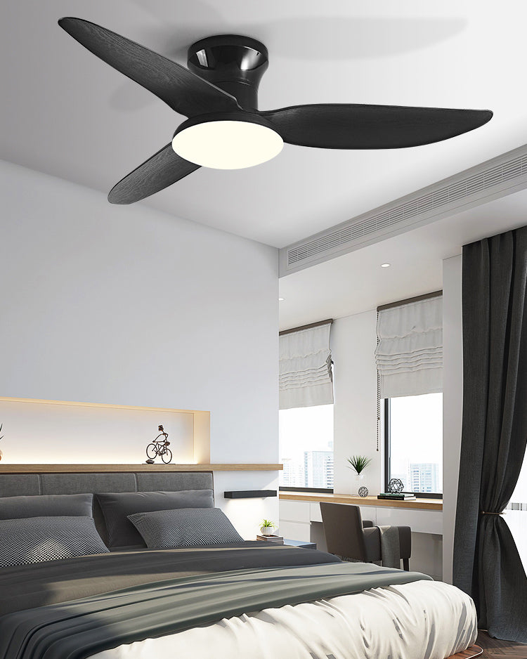 WOMO 3 Blade Low Profile Ceiling Fan Lamp - WM5261