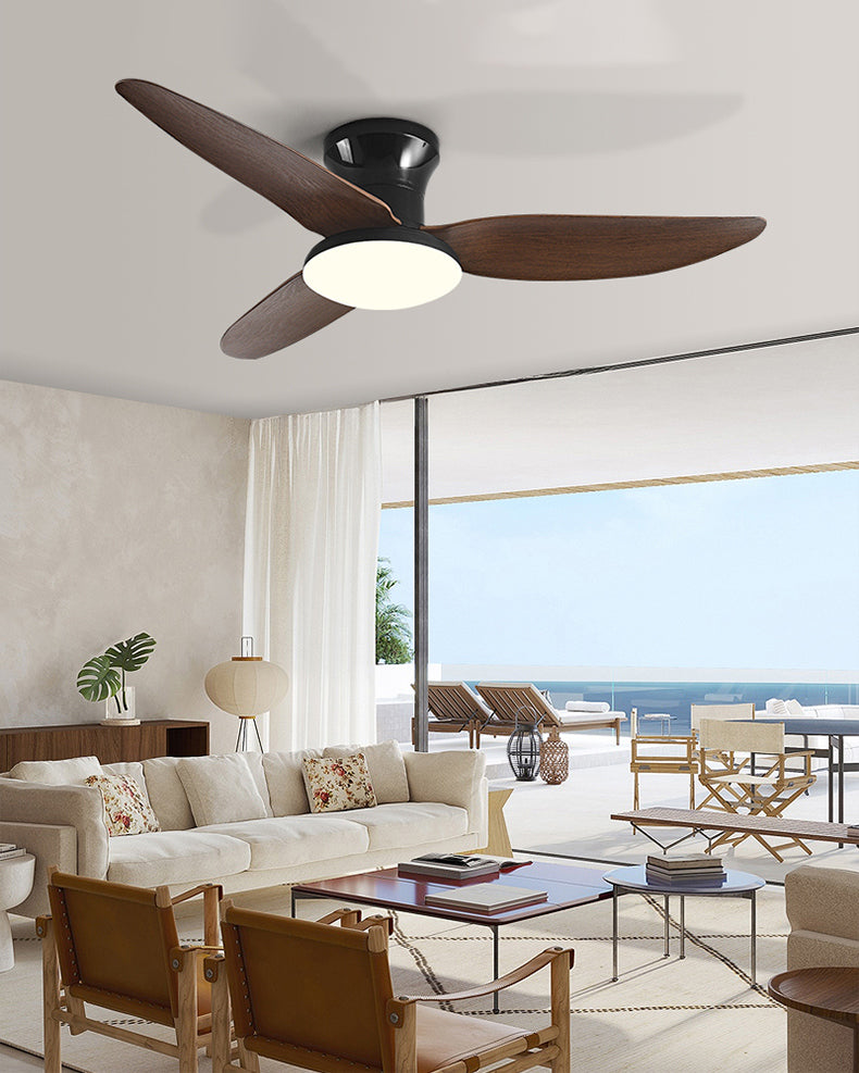 WOMO 3 Blade Low Profile Ceiling Fan Lamp - WM5261
