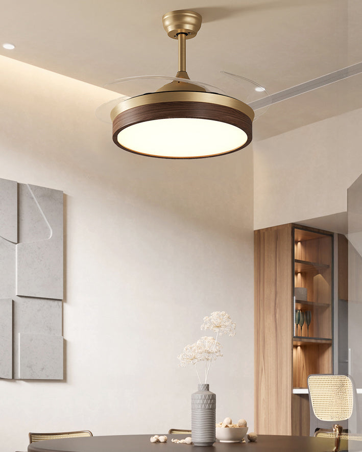 WOMO Retractable Blade Ceiling Fan Lamp - WM5265